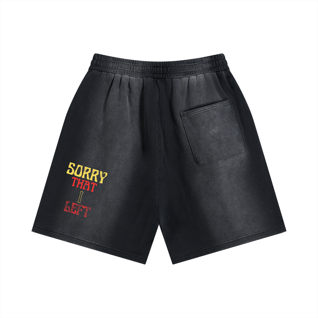 Sun Fade Distressed Shorts