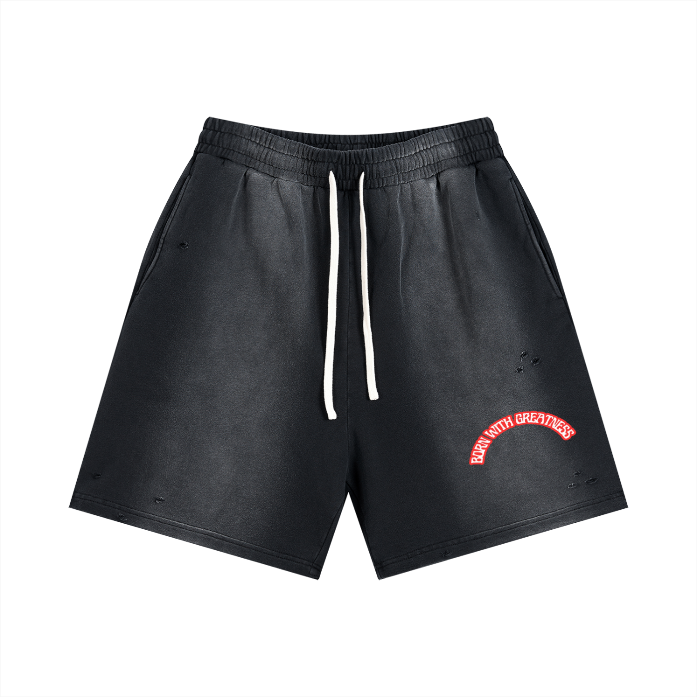 Sun Fade Distressed Shorts